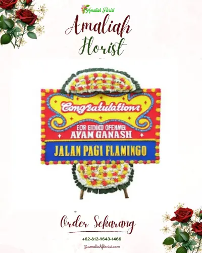 Bunga Papan Congratulation di Sukorame